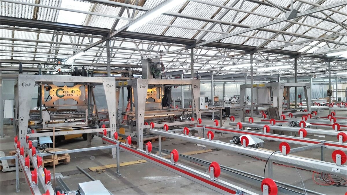 Successful completion logistics and robotics herb greenhouse Rocket Farms